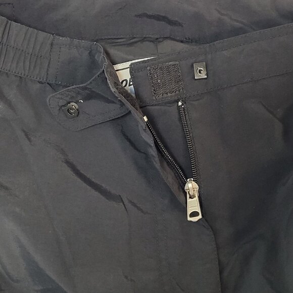 Obermeyer Black Adjustable Waist Zip Pocket Snow Ski Pants Size 10 (31x30) - Picture 8 of 16